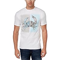 Club Room Mens Split Crab Graphic T-Shirt