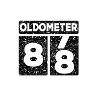 Oldometer 87-88 Years Old Funny 88th Birthday Men: Notes, Challenges, To-do List,.... And Mood