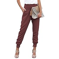 Women's Bootcut Dress Pants Stretchy Cropped Office Pants with High Waist Business Casual Career Pants
