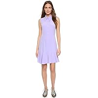 Carven Crepe Shirtdress in Lilac
