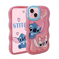 Compatible with iPhone 15/iPhone 14/iPhone 13 Case, Cute 3D Cartoon Cool Soft Silicone Animal Animme Character Protector Boys Kids Girls Gifts Cover Housing Skin Shell For iPhone 13/14/15