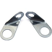 Kuryakyn 2574 Motorcycle Lighting Accessory: Handlebar Control Mounts for Kellermann Atto, Micro S, Rhombus S Turn Signal Light, Silver, 1 Pair