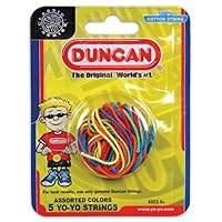 Toys Yo-Yo String [Assorted Colors] - Pack of 5 Cotton String for Plastic, Metal Yo-Yos