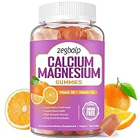 Sugar Free Calcium Magnesium Gummies with Vitamin D3 K2 for Women Men & Kids Chewable Calcium Citrate Gummies with Magnesium Glycinate 420mg Supplements for Bone, Muscles & Energy Support