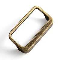 Goo-Ki Antique Brass Cabinet Pulls with Hole Center 2.5''(64MM),Retro Zinc Alloy Drawer Pulls for Drawer,Wardrobe,Cupboard,6 Pack