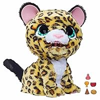 FurReal Lil’ Wilds Lolly The Leopard Interactive Animatronic Plush Toy: Electronic Pet with 40+ Sounds and Reactions; for Kids Ages 4 and Up