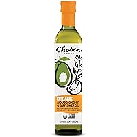 Chosen Foods Organic Avocado, Coconut & Safflower Oil, Kosher Oil for Baking, High-Heat Cooking, Frying, Homemade Sauces, Dressings and Marinades (16.9 fl oz)