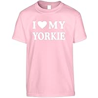 I LOVE (HEART) MY YORKIE Funny Tee Unisex Adult T-Shirt