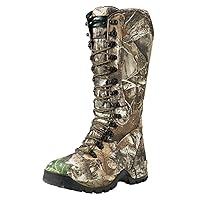 Men's Hunting Boot, Insulated 600D Durable Shoes, Nylon Anti-Slip Breathable Side-Zip Camo Tactical Boot