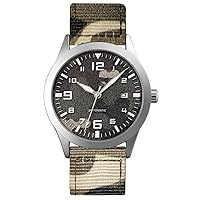 Nylon Strap Stylish Men Watch Luminous Waterproof Casual Wristwatch Self-Winding Wristwatch