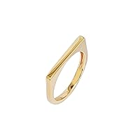 Amazon Essentials 14K Gold Plated Sterling Silver Bar Ring