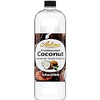 Fractionated Coconut Oil (Bulk 16oz) Pure Carrier Oil Natural for Essential Oils, Cold Pressed