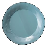 Koyo Pottery 13587003 Café Tableware, Curry Dish, Pasta Plate, Plate, Platter, 9.8 inches (25 cm), Hotel Restaurant Specifications, Microwave, Dishwasher Safe, Rafelm Antique, Blue, Made in Japan