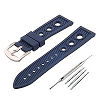 Rubber Replacement Watch Band for Breitling Superocean Watches with Buckle