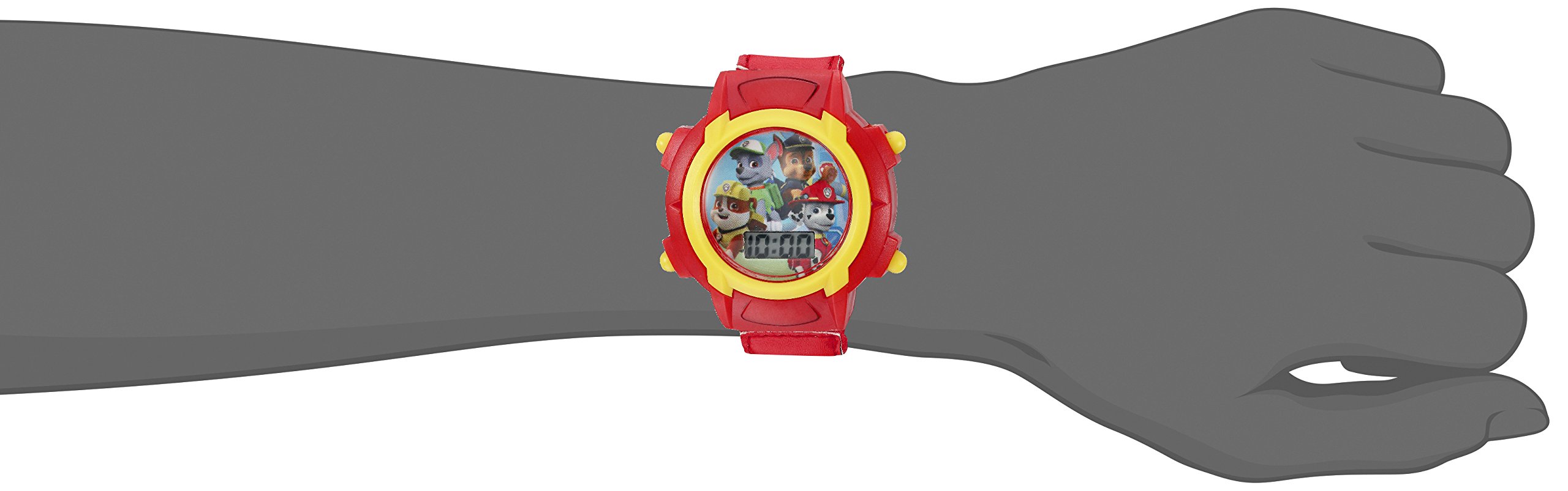 Accutime Kids Paw Patrol Digital LCD Quartz Wrist Watch, Cool Inexpensive Gift & Party Favor for Toddlers, Boys, Girls, Adults All Ages