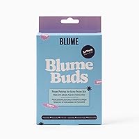 Buds Power Acne Patches - Unscented Salicylic Acid + Hydrocolloid Acne Patches - Calming Biodegradable Pimple Patches & Zit Stickers for All Skin Types (24 count)