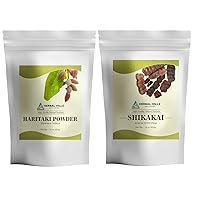 Haritaki Fruit Powder and Shikakai Acacia Pack of 2 Combo