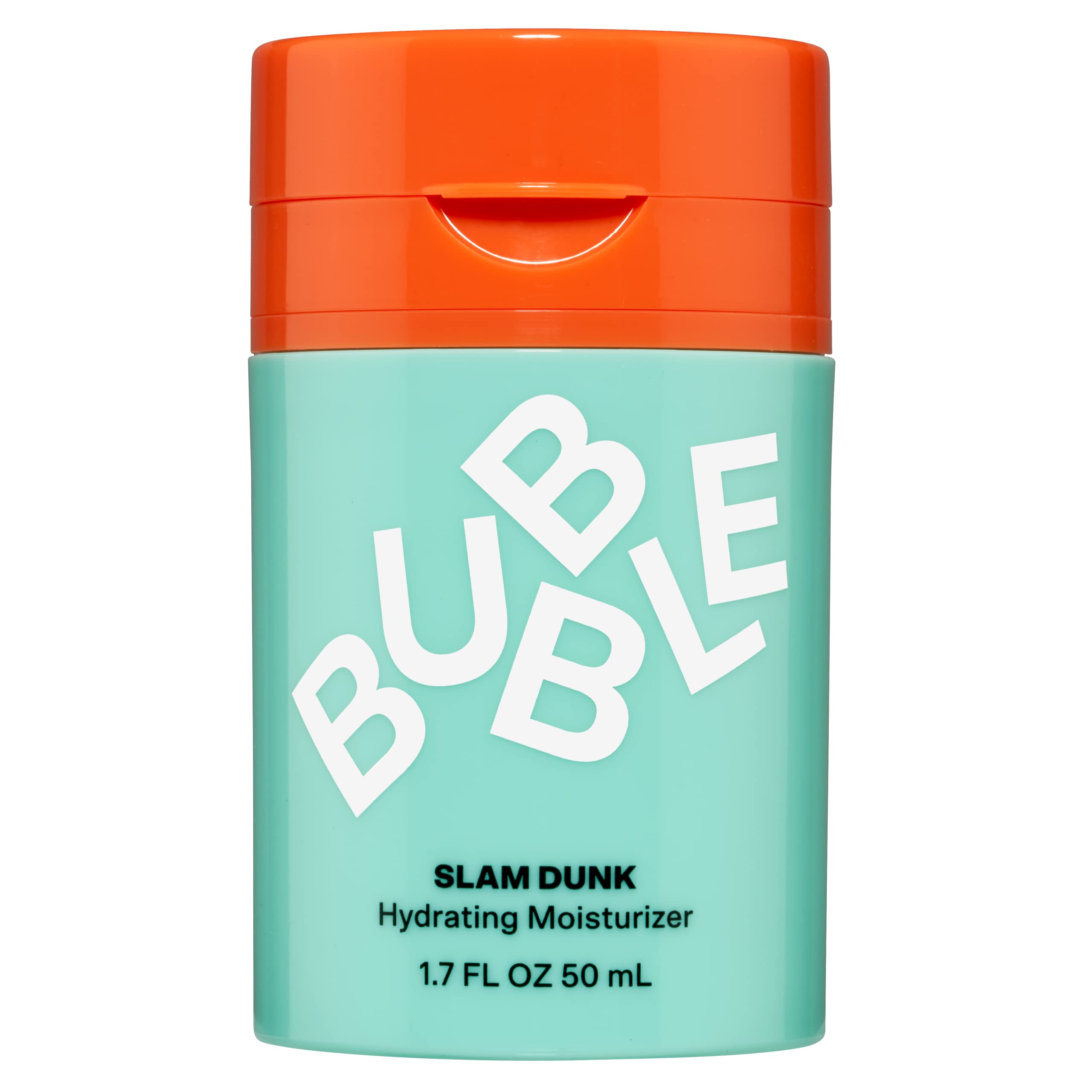 Bubble Skincare Slam Dunk Hydrating Facial Moisturizer - Natural Aloe Juice + Avocado Oil for Skin Hydration and Blue Light Protection - Daily Face Moisturizer for Sensitive Skin (50ml)