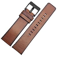 Retro Genuine Leather Watchband Men For DZ4343 DZ4323 DZ7406 Watch Strap Vintage Italian Leather 22mm 24mm 26mm Watchbands