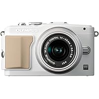 OM SYSTEM OLYMPUS E-PL5 Mirrorless Digital Camera with 14-42mm Lens (White)