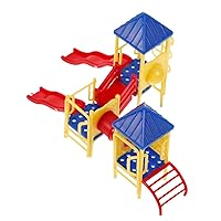 ERINGOGO 1 Set Toy Slide Outdoor Toys Models Outdoor Playset Playground Toy Ornament Doll House Decoration Dollhouse Decor Doll House Crafts Home Ornaments Mini Child Model Material Plastic
