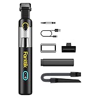 Slim V8 Mate Cordless Car Vacuum High Power 12000Pa, RobustClean™ Mini Vacuum with Flexible Hose and Pet Brush, 12 Mins/30 Mins in Max and Eco Mode, Portable Vacuum for Car Interior Home