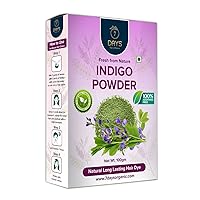 Green Velly 7 Days Organic Indigo Powder | Indigofera tinctoria for Hair Color Get silky and shiny Hair - (100GM)