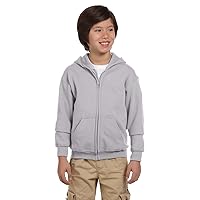 Gildan Big Boy's Heavy Blend Hooded Sweatshirt, Sport Grey, X-Small