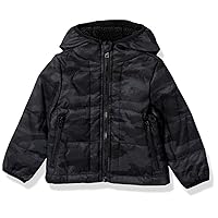 Urban Republic Baby Boys Light Wool Hooded Jacket, Black