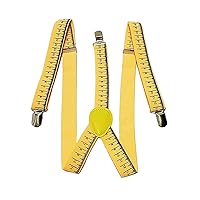 Yellow Ruler Suspenders