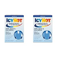 Icy Hot Original Small Pain Relief Patches (5 Count) Powerful Targeted Relief for Arm, Neck & Leg (Pack of 2)