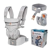 Ergobaby OMNI 360 Baby Carrier, Mesh, Embracing, Forward Facing, Carry on Back, Machine Washable, Adjusts to Fit Your Growing Child, Cool Air