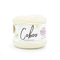 Lion Brand Yarn Coboo Yarn, 1 Pack, Vanilla Blossom