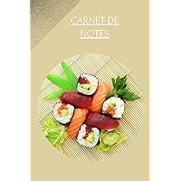 Carnet de notes cuisine japonaise (French Edition)