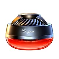 Portable Essential Oil Diffuser, Heat-Resistant Aromatherapy with Large Capacity for Relaxing, Solar Car Aromatherapy Diffuser for Cars and Home Offices and Bedrooms (Red)