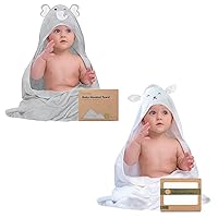 KeaBabies Baby Hooded Towel and Viscose from Bamboo Baby Towel Organic Towel - Infant Towels - Large Hooded Towel - Baby Bath Towel with Hood for Girls, Babies, Newborn Boys