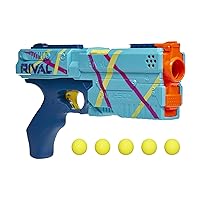 NERF Rival Kronos XVIII-500 Blaster, Breech-Load, 5 Rounds, Spring Action, 90 FPS Velocity, Teal Color Design (Amazon Exclusive)