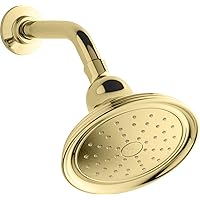 KOHLER 45413-G-PB Devonshire Showerhead, Vibrant Polished Brass