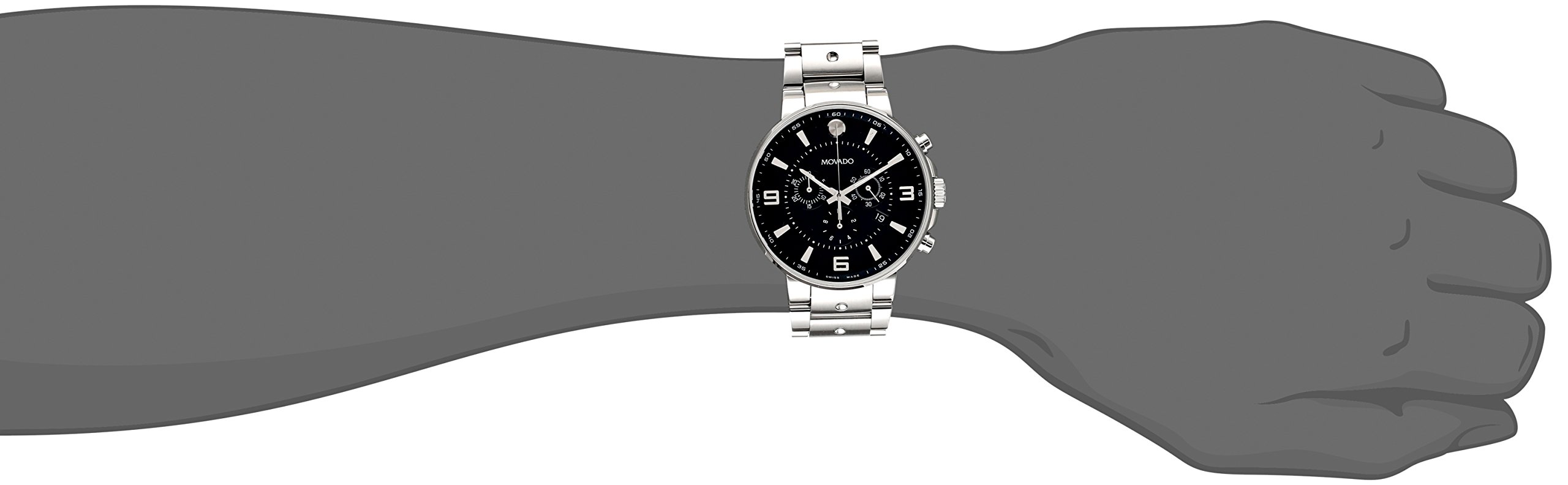 Movado Men's 0606759 SE. Pilot Stainless Steel Watch