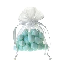 Sheer Organza Favor Pouch Bags, 12-Pack (4