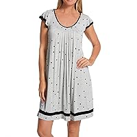 ELLEN TRACY Women's 8015331 Yours To Love Short Sleeve Chemise