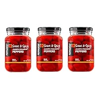 PEPPADEW Sweet Piquant Peppers, 14 Ounce (Pack of 3)