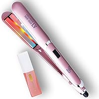 [LED Rubber] Collagen Hair Iron, LV, Straightening Iron, Collagen Oil Set, LED Iron, 18 Temperature Adjustment, High Speed Heating, 144°F to 60°F (60°C to 230°C), Long Time Keep, International Use,