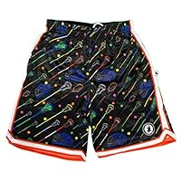 Flow Society Lax Stix Boys Lacrosse Shorts | Boys LAX Shorts | Lacrosse Shorts for Boys | Kids Athletic Shorts for Boys