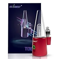 TOBOR Portable Wax or Essential Oil Diffuser Kit, Mini Handheld 3-in-1 Multifunctional Device，Color Changing led Lights, Outdoor, Indoor, Party(RED)