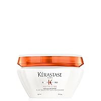 KERASTASE Nutritive Masquintense Hair Mask | Deeply Nourishes & Conditions | With Plant-Based Proteins & Niacinamide | For Fine to Medium Dry Hair | 6.8 Fl Oz