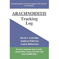 Arachnoiditis Tracking Log: Record Pain and Location, Symptoms, Meals, Hydration, Medications, Mood, Activities for Meningitis, Chronic Pain