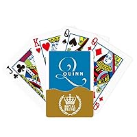 Letter Expression Question Royal Flush Poker Playing Card Game