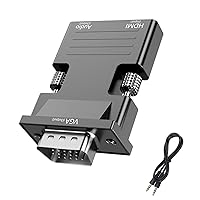 VGA To HDMI-compatible Adapter Converter1080P HDMI-compatible Female To VGA Adapter For PC Laptop HDTV Movie Projector