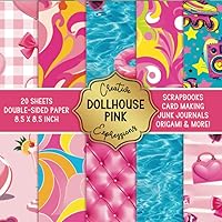 Dollhouse Pink Patterned Double-Sided Craft Paper, 8.5